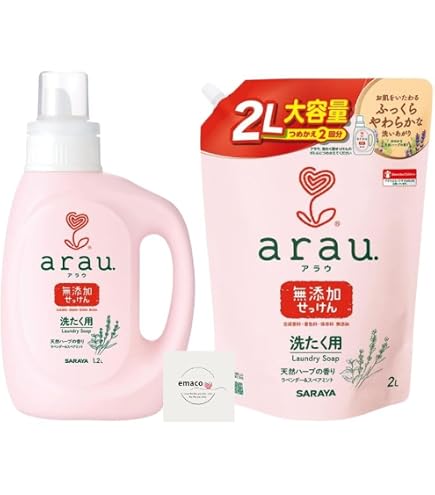 Amazon | 【まとめ買い】arau.アラウ 洗たく用せっけん 950ml詰替×4個