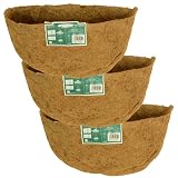 【３個セット】取替・交換用ヤシマット　壁掛けハンギングバスケット40cm用