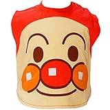 【本体綿100％】2017年 夏物 アンパンマン 天竺 ６キャラ まるっとなりきり 半袖Ｔシャツ Anpanman レッド-アンパンマン◇80cm