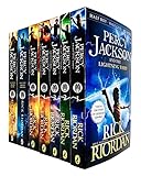 Percy Jackson Collection 7 Books Set (Lightning Thief, Sea of Monsters, Titan's Curse, Battle of the Labyrinth, Last Olympian, Greek Heroes, Greek Gods)