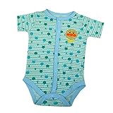 ロンパース アンパンマン 前開き ロンパース 肌着 ANPANMAN BANDAI 60cm サックス