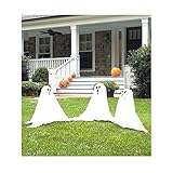 Small Light-Up Ghostly Group Decoration [並行輸入品]