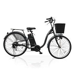 Airbike 電動アシスト自転車 26インチ トルクセンサー式 型式認定モデル 207 (ブラック)