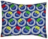 SheetWorld Crib / Toddler Percale Baby Pillow Case - Train Tracks - Made In USA by sheetworld