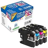 LC213-4PK 4色パック対応ジットリサイクルインクインクカートリッジ ブラザー 日本製 JIT-B2134P