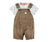 Carter's SHIRT ベビー・ボーイズ カラー: ブラウン