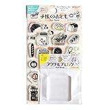 ワールドクラフト スタンプ クリアスタンプ 手帳のおとも アクリルブロックセット パン AZ-CS-007