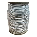 金天馬 千鳥柄ゴム 10コール 約10㎜幅 20mボビン巻 平ゴム 柄ゴム 文具 ラッピング 和柄 ブックバンド ノートバンド (緑/紺)