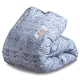 タンスのゲン 羽毛布団 ダブル【コインランドリーで洗える！】ダウン90％ 増量1.7kg W防ダニ 日本製 7年保証 洗える 防ダニ ウォッシャブル 掛け布団 39100056(87807)