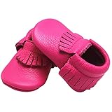 MejaleベビーソフトソールレザータッセルSlip On乳児幼児靴pre-walker US サイズ: XS カラー: ピンク