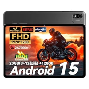 Headwolf WPad6 Android 15 タブレット 10インチ Wi-Fiモデル In-Cell FHD 1920x1200