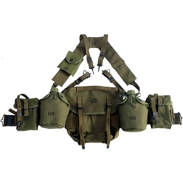 ナム戦　ベトナム戦争　アメリカ軍　m1956/61フィールドパック Amazon | ANQIAO ベトナム戦争 US M1956 フィールドパックバッグ