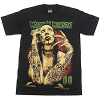Amazon | Marilyn Manson – Logo Tシャツ | Tシャツ・カットソー