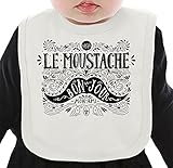 Moustache ネクタイを有する有機ビブ Medium