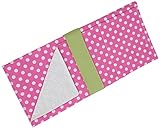 Caught Ya Lookin' Baby Changing Pad, Pink/White/Green by Caught Ya Lookin'