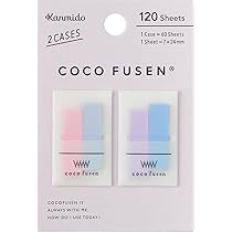 Amazon.co.jp: カンミ堂 ふせん ココフセン ミニ COLOR ユニコーン S