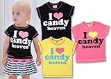 (キャンディヘブン)candy heaven 【candy heaven】 キャンディヘブン カラフルプリント 半そでTシャツ 80cm/90cm/95cm 95 クリーム