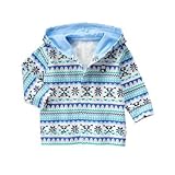 ジンボリー GYMBOREE/ フェアアイル フード ポーラー ブルー トップススウェット 0～3ヶ月【並行輸入】