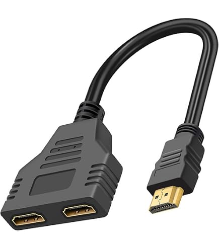 Amazon | HDMI 分配器【4K@60Hz安定版 HD1080 HDMI 】同じ画面を2つ