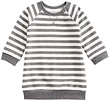 アビックス クラフティーズ ママとお揃いボーダー裏毛ワンピース 90cm チャコール×オフ 裏毛 956273