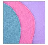 Fleece Baby Blankets for Girls and Boys (Set of 2) 30x30 Inch Soft Nursery Bed Blankets - Assorted C