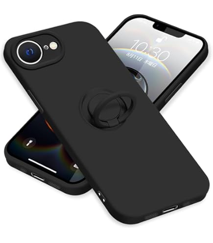 ❤残り１点❤アィフォンケース【多機能スタンド】縦横両対応 リング ディープブルー 41EhbeX37qL.jpg