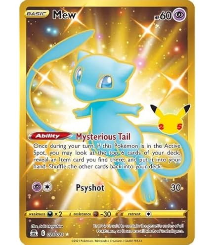 Pokemon - Mew-EX (RC24/RC25) - Legendary Treasures : Amazon