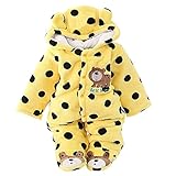 (プタス)Putars ベビー服 子供服 ロンパース 男の子 女の子 冬服 長袖 クマ柄 耳付き 厚手 暖かい 可愛い 秋 冬 新生児 歩行服 出産お祝い 記念日 プレゼント 0-12ヶ月