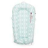 ドッカトット デラックス DockATot Deluxe+ ベビーベッド ベッドインベッド 添い寝 ポータブル ベビーベッド クーファン 0-8ヶ月 Minty Trellis (ミンティーテールズ)