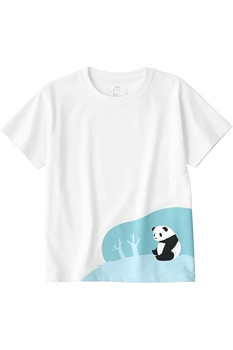 Amazon.co.jp: 無印良品 ベビー あたまするっと プリント半袖Tシャツ  