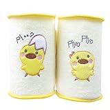 Kanemt ベビー枕 寝返り防止クッション 絶壁頭矯正 肌触りいい 幅の調整可能 鶏デザイン　可愛い