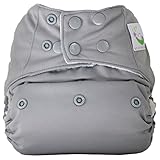 Sweet Pea Bamboo AIO One Size Diaper (Silver) by Sweet Pea