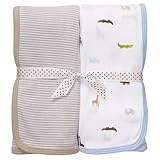 Carter's 2-pk. Blue, Grey & Green Swaddle Blankets BLUE/MULTI One Sz by Carter's