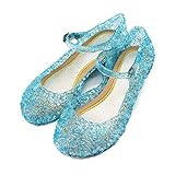 Honel ガールズスーズ キッズフォーマルシューズ 女の子靴 レディース シューズ発表会 卒入園式 ドレス合わせシューズ ブルー 18.5CM