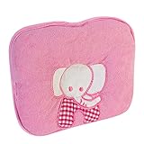 ベビー枕 新生児まくら 向き癖防止 寝姿を矯正 絶壁頭 象 かわいい 通気性 出産祝い プレゼント (ピンク)