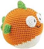 Dandelion Hand Crocheted Roly Poly Rattle Ball, Fish by Dandelion [並行輸入品]