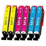 エプソン用 SAT サツマイモ 用 SAT SAT-6CL(2C/2M/2Y) 互換 インク 増量 6本セット エプソン EP-716A EP-816A EP-715A EP-815A EP-712A EP-713A EP-714A EP-812A EP-813A EP-814A 対応 さつまいも インクカートリッジ 残量検知対応