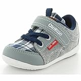 ベビーシューズ 男の子 子ども OSHKOSH オシュコシュ スニーカー チェック柄 子供靴 12.0-14.5cm スウェット デニム 幼児 男児 カジュアル ムーンスター moonstar/OSK
