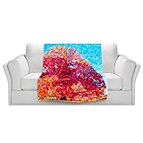 ブランケットウルトラソフトFuzzy 4サイズ！DIANOCHEデザインからby Mandy BudanホームDecor Unique Designer芸術的スタイリッシュな寝室アイデアCouchまた