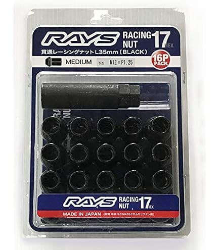 Amazon | 【RAYS(レイズ)】 17HEXレーシング 2ピースナットセット M12