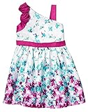 Gymboree Baby Toddler Girls' One Shoulder Floral Border Print Dress Multi 4T [並行輸入品]