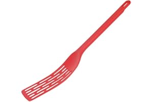 マーナ(marna) しなってすくえるロングターナー (餃子 卵焼き フライ返しに) 食器洗い乾燥機 対応 ターナー レッド K181R
