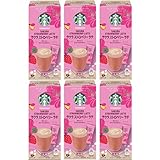 STARBUCKS (スターバックス) プレミアムミックス サクラ ストロベリー ラテ （4スティック入） ×6個セット