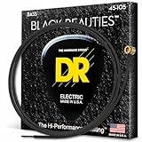 DR Strings (デーアール) ベース弦 BLACK BEAUTIES ステンレス コーテッド .045-.105 BKB-45 【国内正規品】