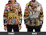 The Beatles英語Rock Bandカスタムジッパーパーカーフル昇華印刷スタイルA M