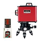 恒昌光電 3D LASER 12ライン フルラインレー+受光器セット HC3D-12RD 360°垂直*2・360°水平*1 8倍明るい レーザー墨出し器/レーザーレベル/墨出器/水平器/斜線機能/レ