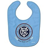 New York City FC WinCraftブルーLittleファンロゴ幼児ベビー用ビブ