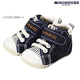 MIKIHOUSE FIRST(ミキハウスファースト)BBBデニムファーストベビーシューズ １１cm,インディゴブルー（33）