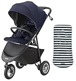 アップリカ スムーヴ プレミアム NV＋ スムーヴ専用シートマット BK セット