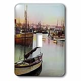 Scenes from the Pastマジックランタン – ヴィンテージVictorian Lowestoft Fishing Boats England British Hand Colored 